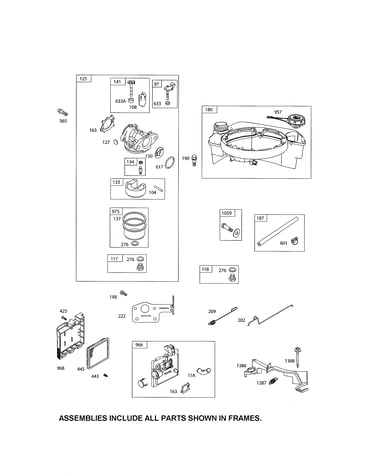 Carburetor/fuel tank