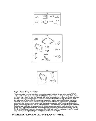 Gasket sets