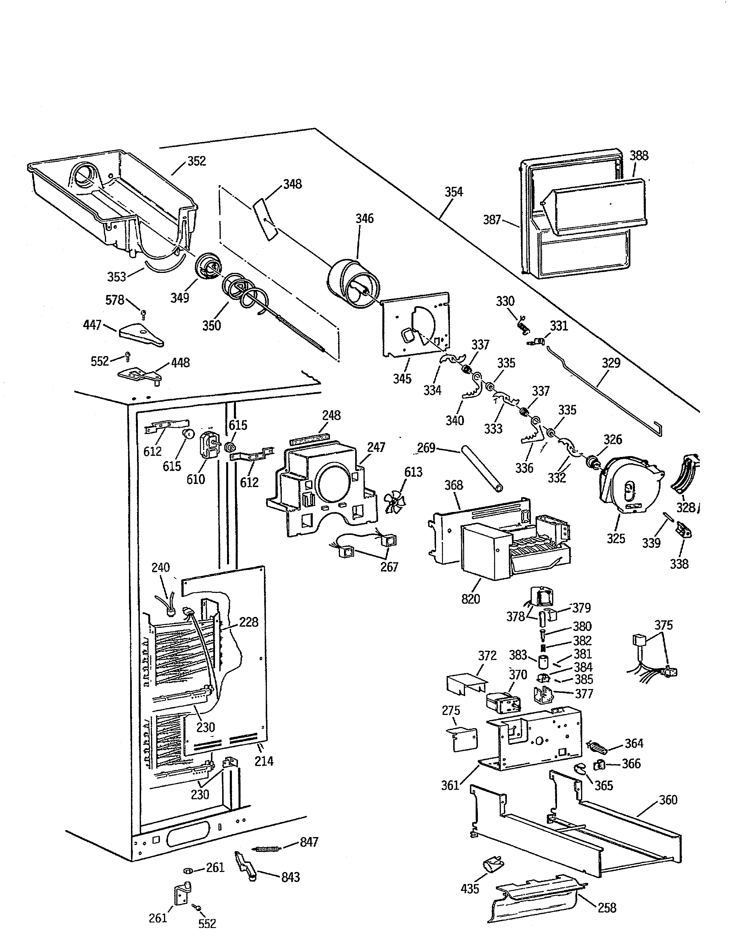 Freezer section