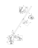 Drive shaft/shield/handle