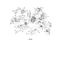 Craftsman 316731971 shortblock/fuel tank/clutch diagram