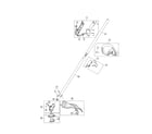 Craftsman 316731971 drive shaft/shield/handle diagram