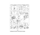 Craftsman 917986340 cylinder/crankshaft/blower housing diagram
