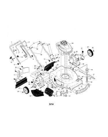 Engine/housing/handle