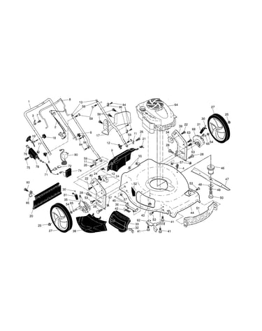 Engine/housing/handle