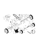 Drive control/gear case/wheels