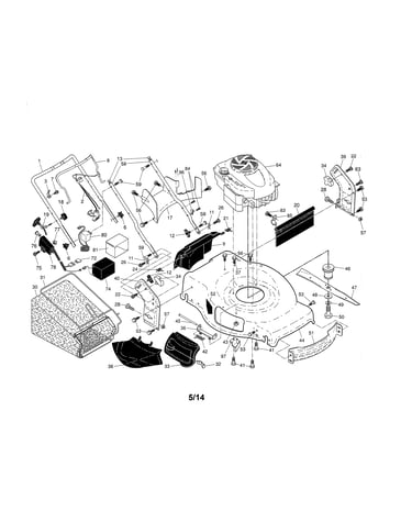 Engine/housing/handle