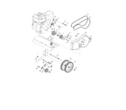 Craftsman 917986941 belt guard/pulley diagram