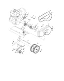 Belt guard/pulley