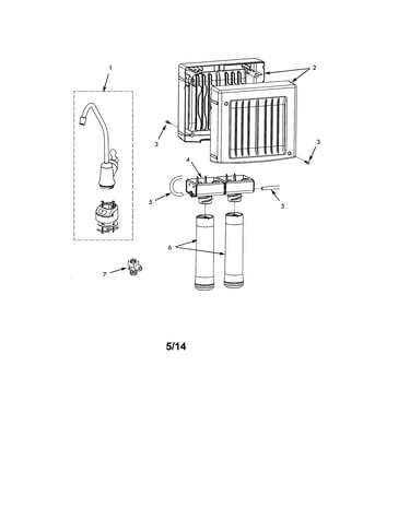 2 stage drinking water system