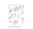 Craftsman 917370448 cylinder/crankshaft/sump diagram
