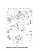 Cylinder/crankshaft/sump