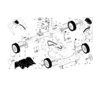 Craftsman 917371812 drive control/gear case/wheels diagram