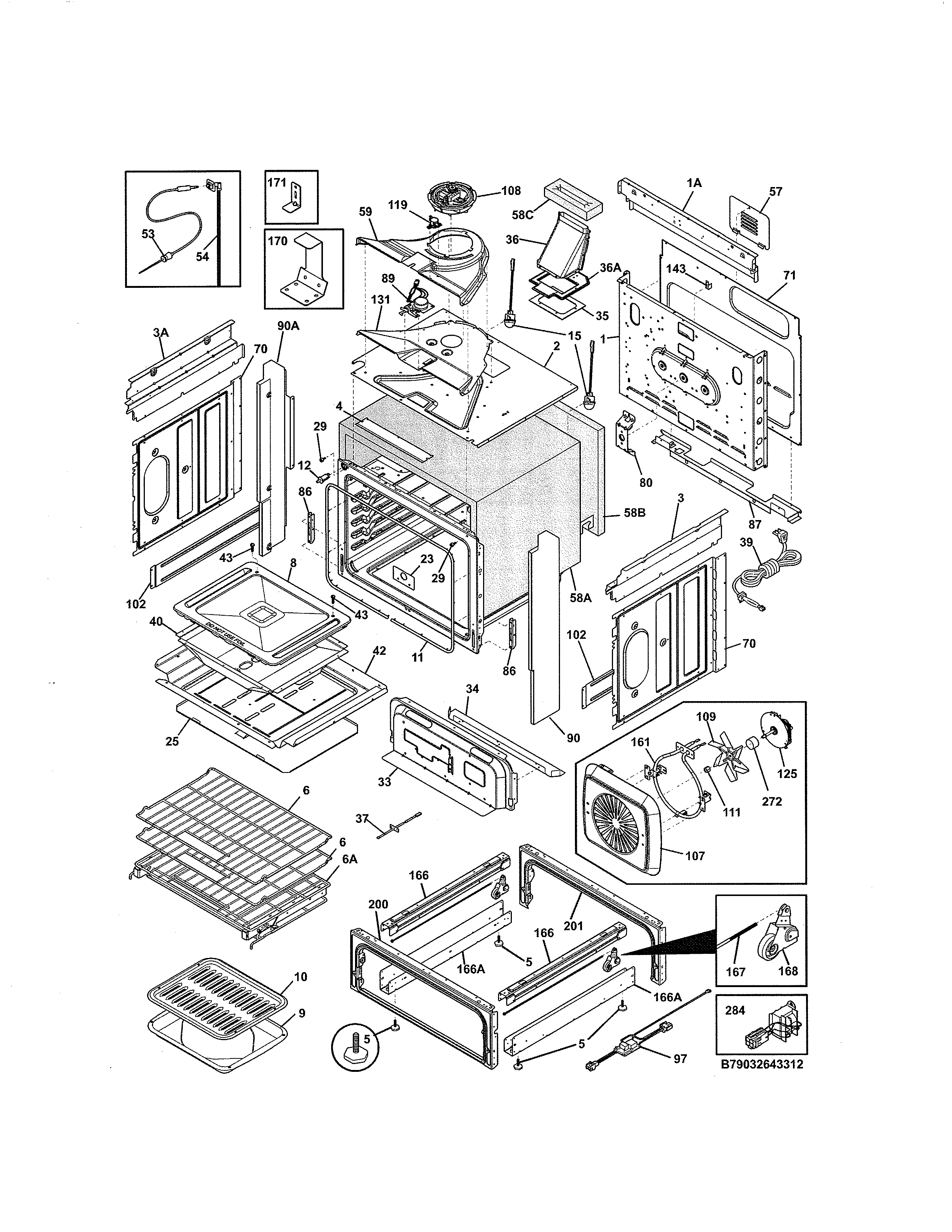 Kenmore Elite 79032643312 gas range Parts | Diagrams, Manuals