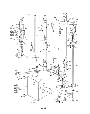 Base/upright/placard