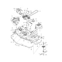 Craftsman 917204140 mower deck/cutting deck diagram