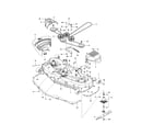 Craftsman 917204140 mower deck/cutting deck diagram