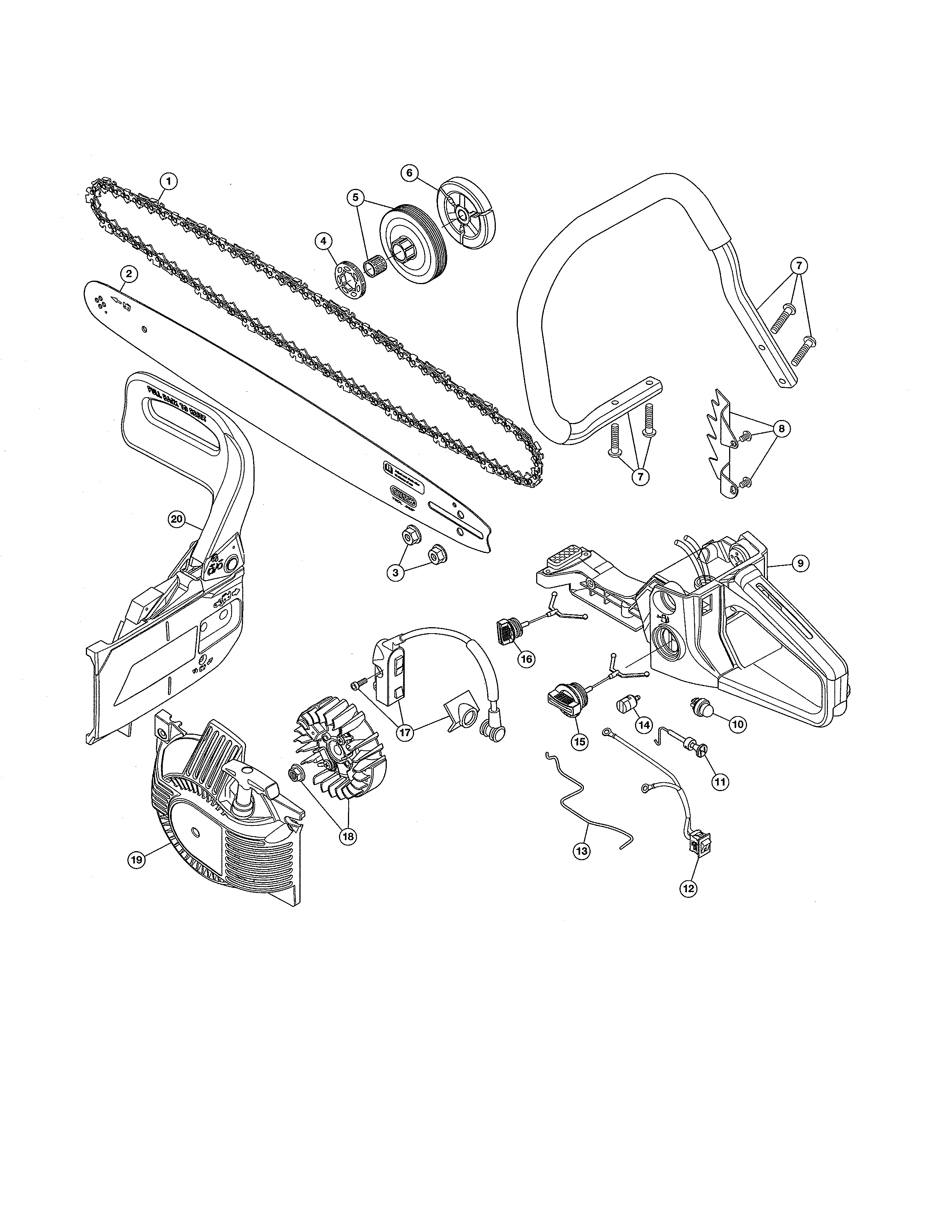 BAR/CHAIN/FLYWHEEL