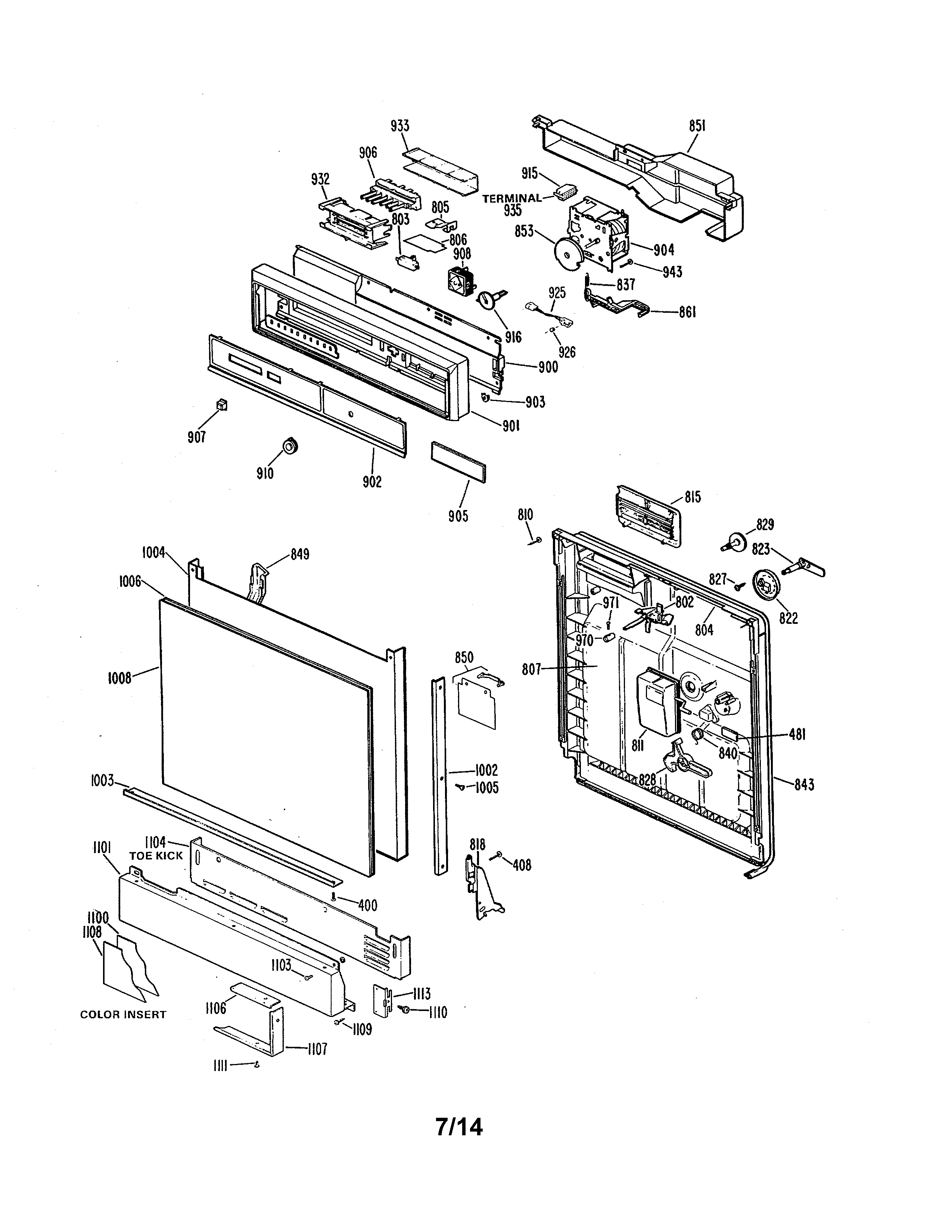 ESCUTCHEON & DOOR