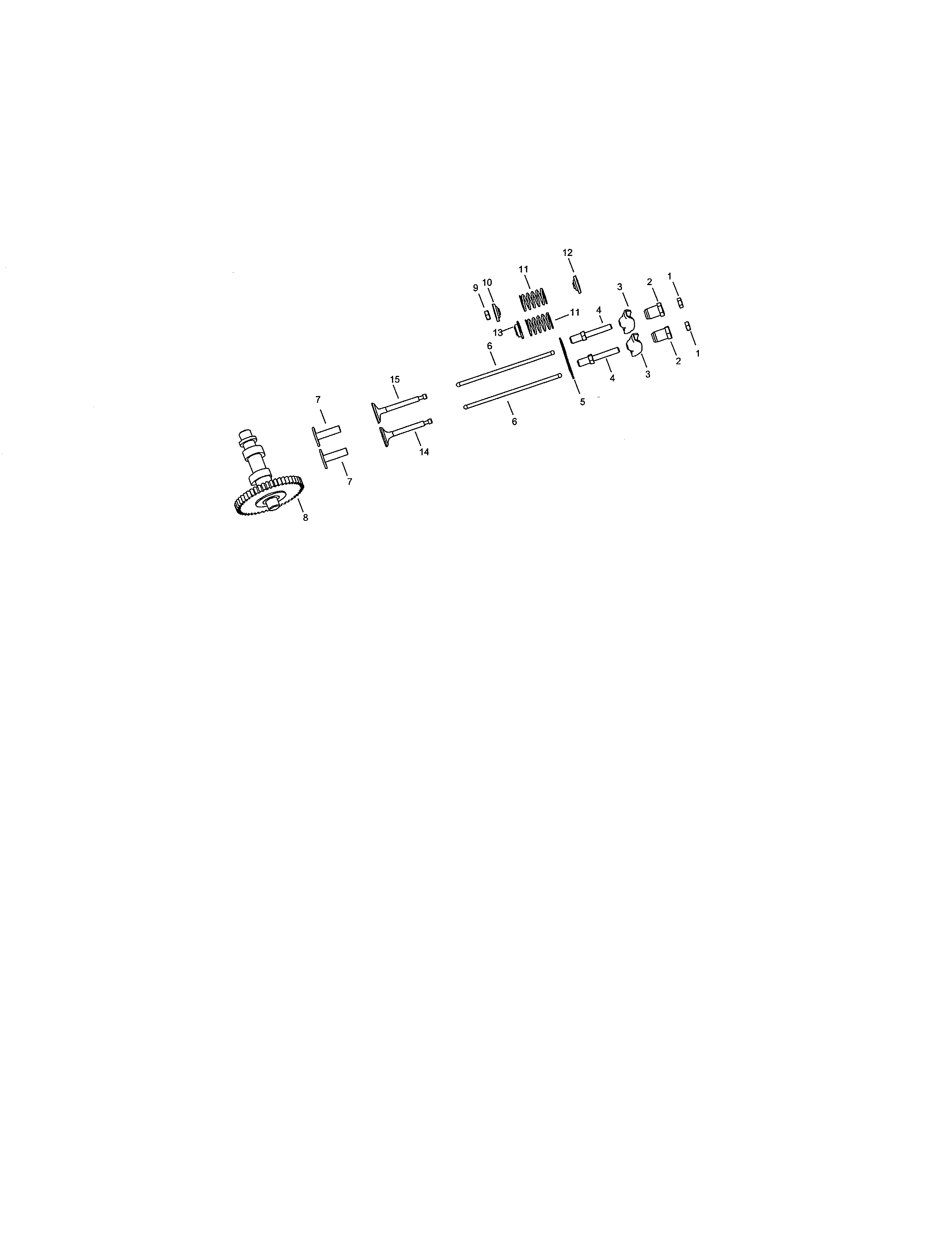 Camshaft/valves