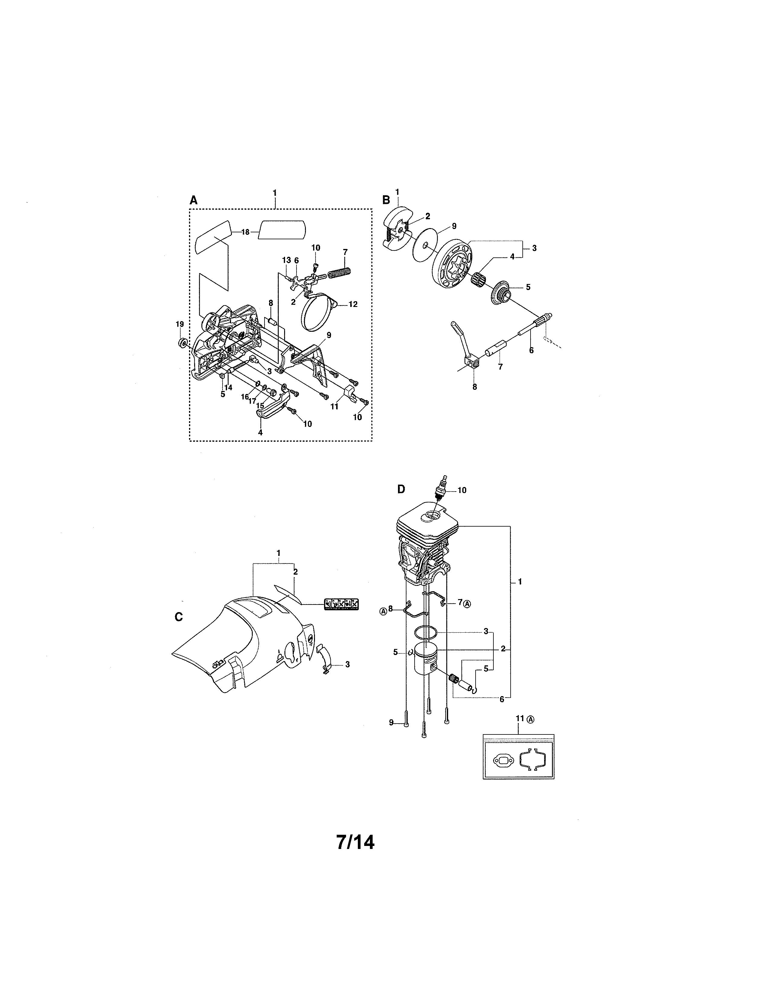 Clutch cover/cylinder