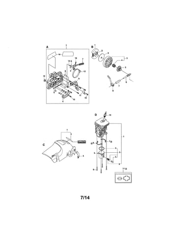 Clutch cover/cylinder