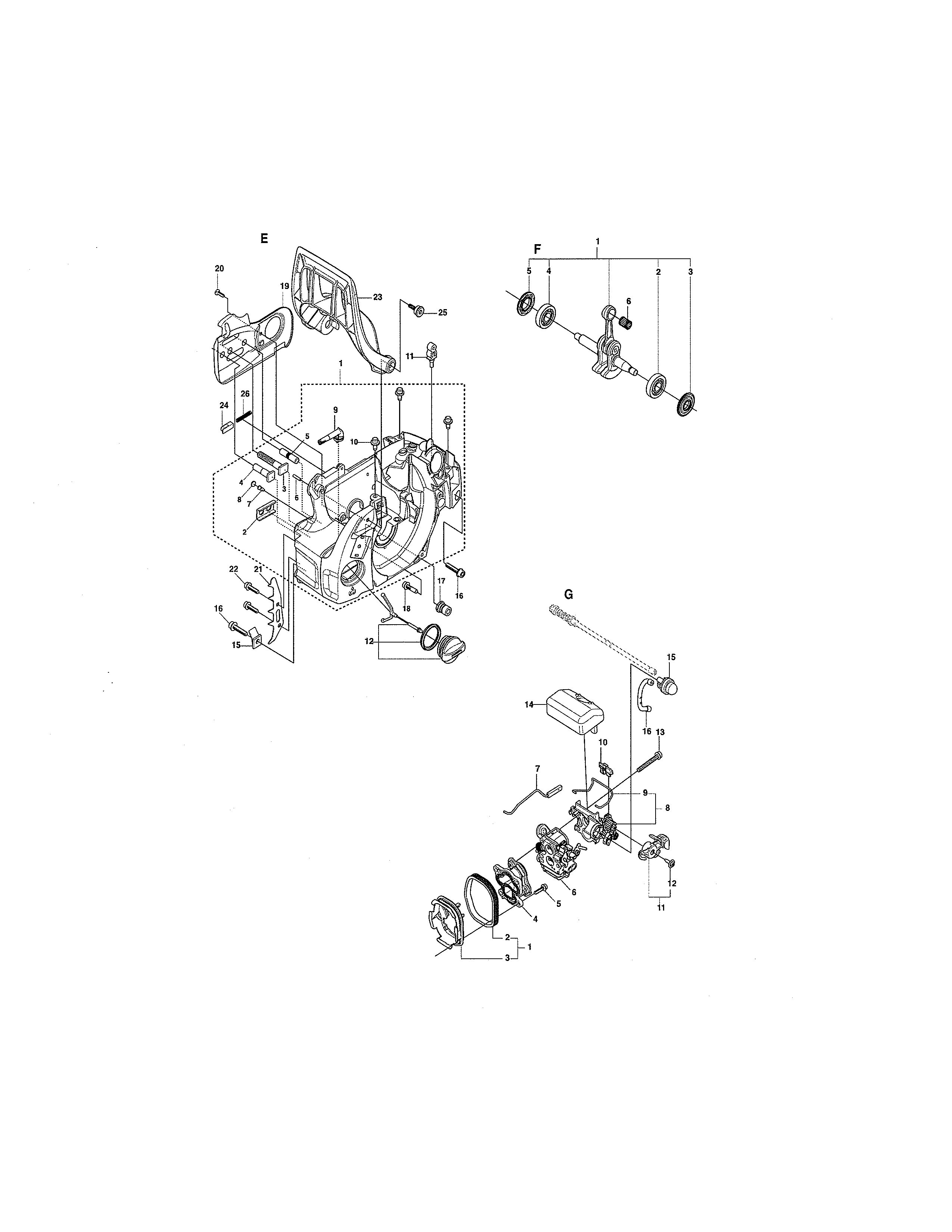 Crankcase/crankshaft