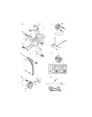 Fuel tank/handle/muffler