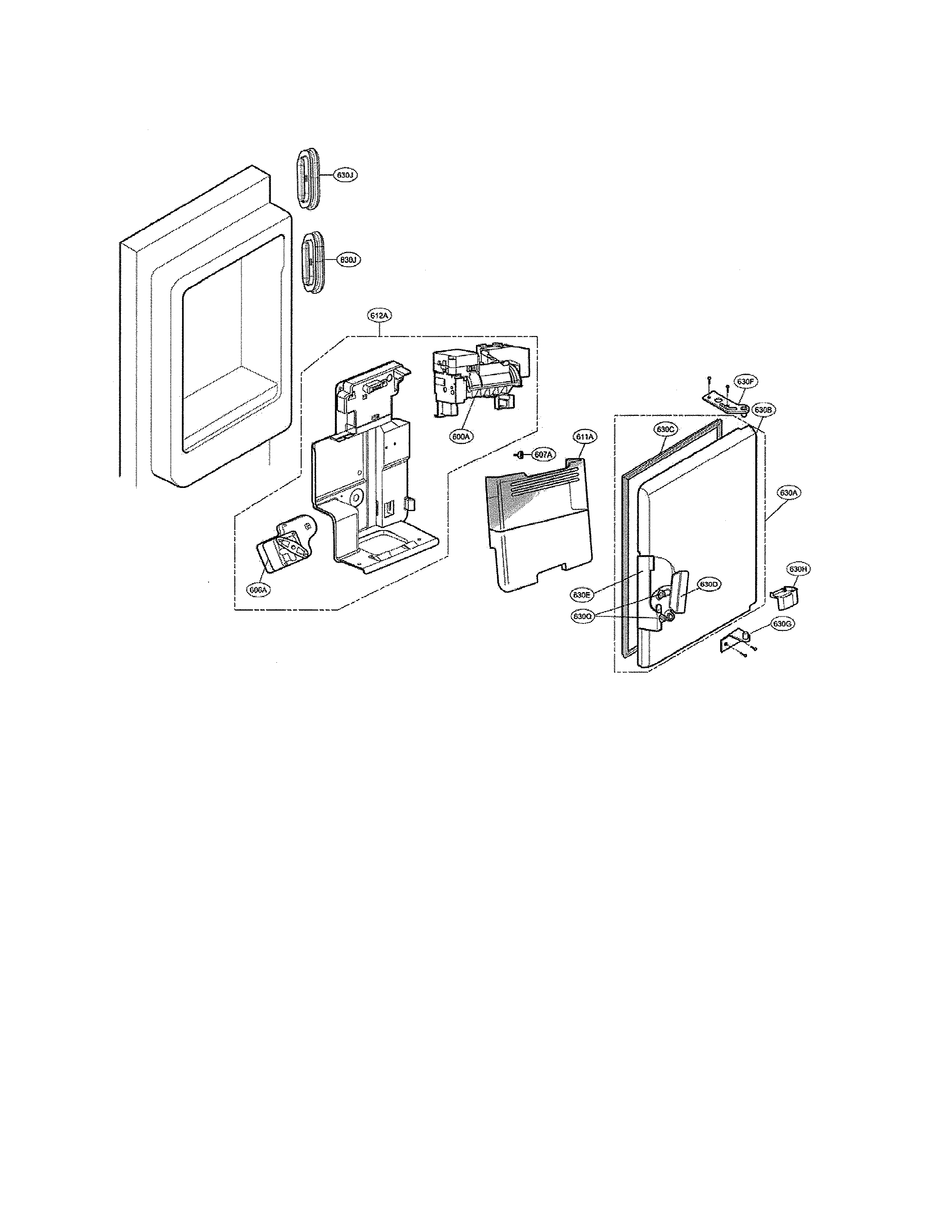 Ice maker & ice bin