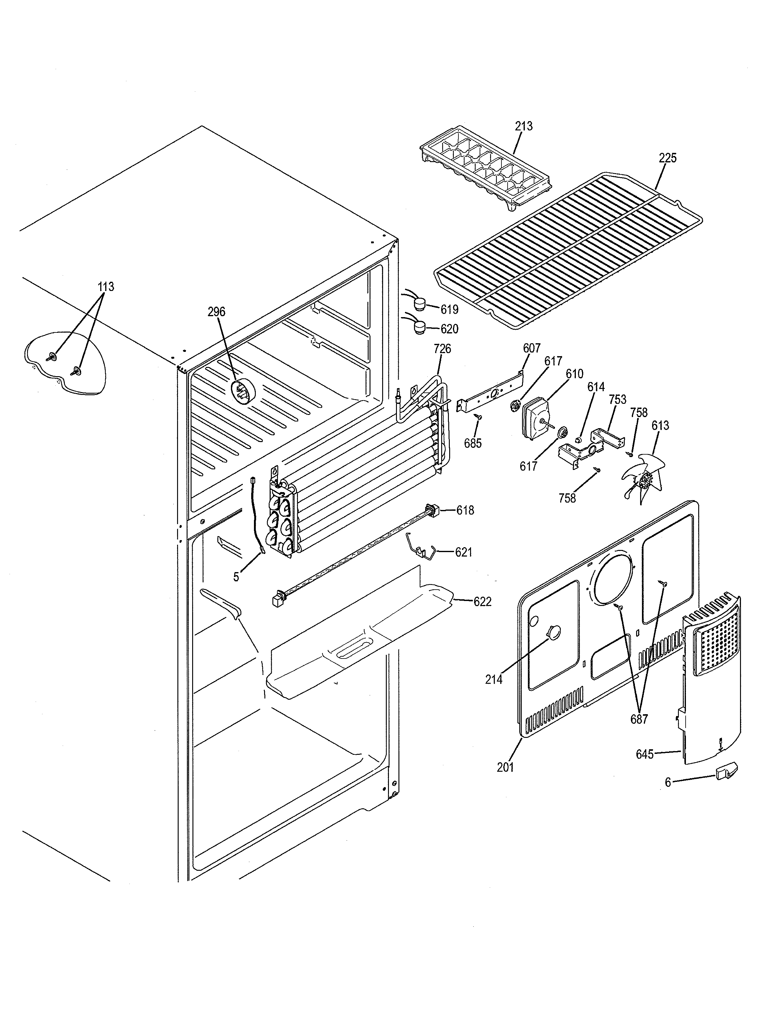 Freezer section