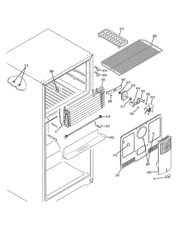 Freezer section