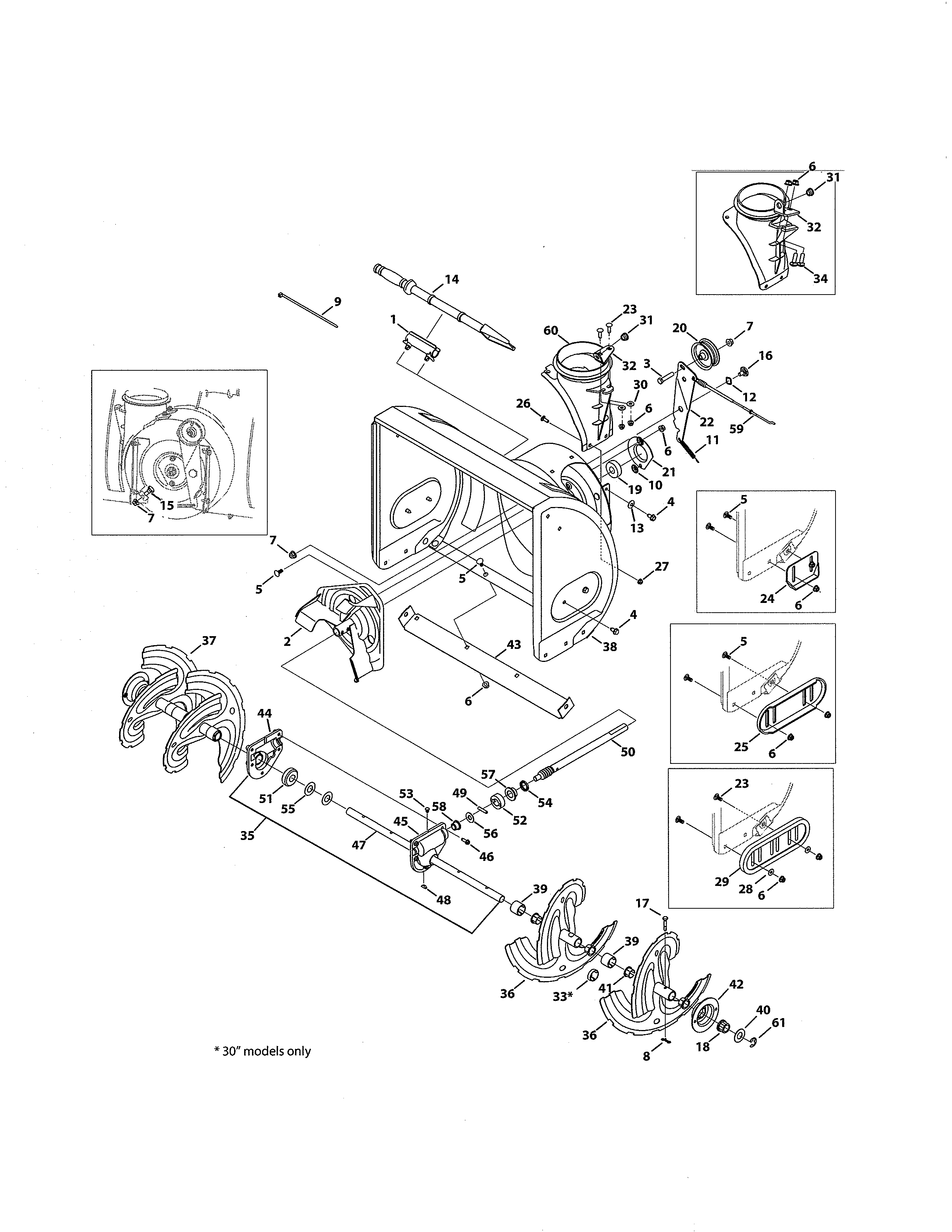 Auger & housing