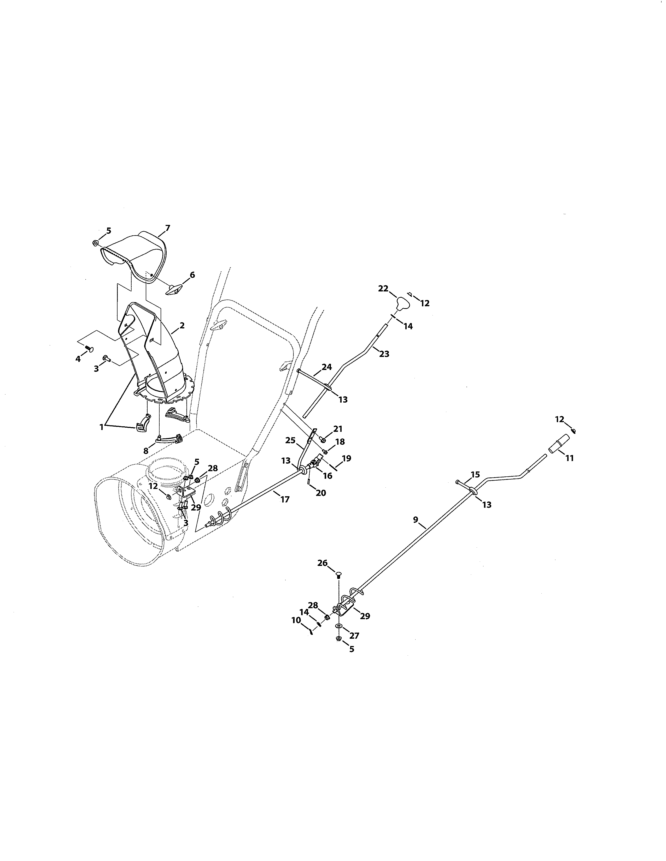 Standard 2-way chute