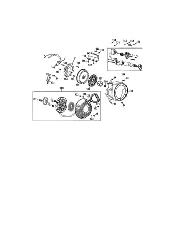 Starter/blower housing