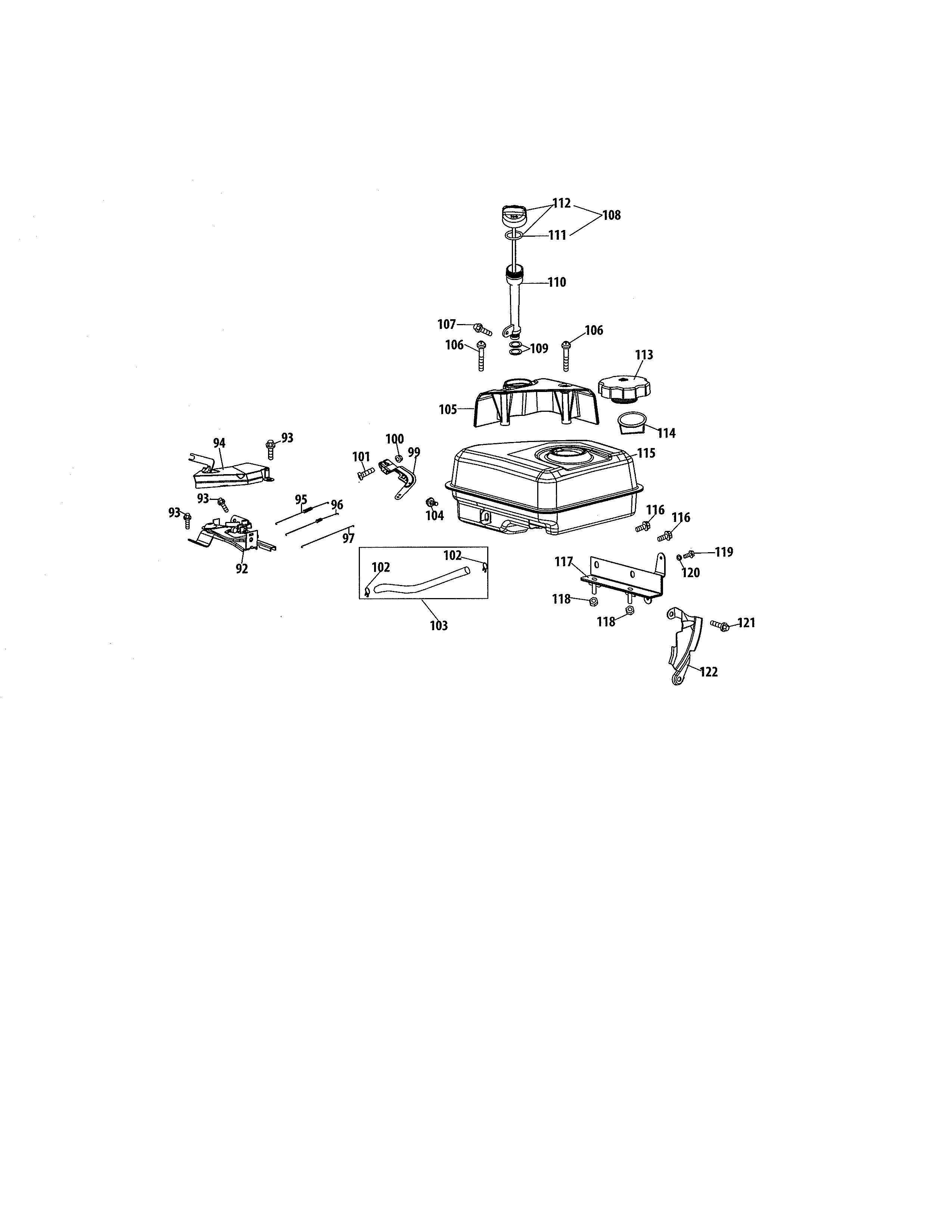 FUEL TANK & MOUNTING