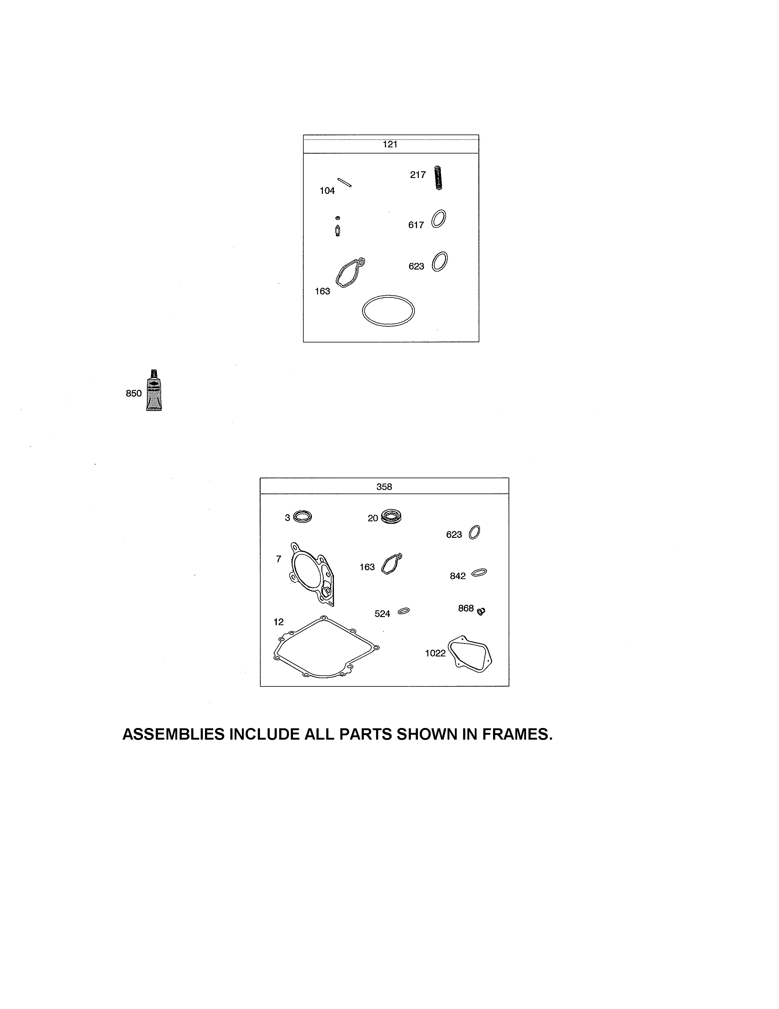Gasket sets