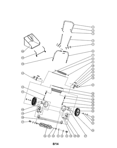 16" reel mower