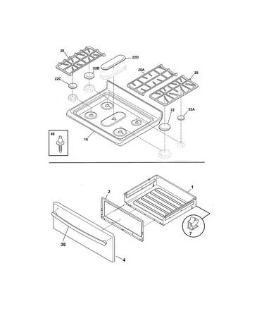 Top/drawer