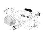 Craftsman 917364250 drive control/gear case/wheels diagram