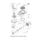 Briggs & Stratton 9P702-0166-F1 head-cylinder/rewind kit diagram