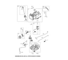 Briggs & Stratton 9P702-0166-F1 cylinder/crankshaft/sump diagram