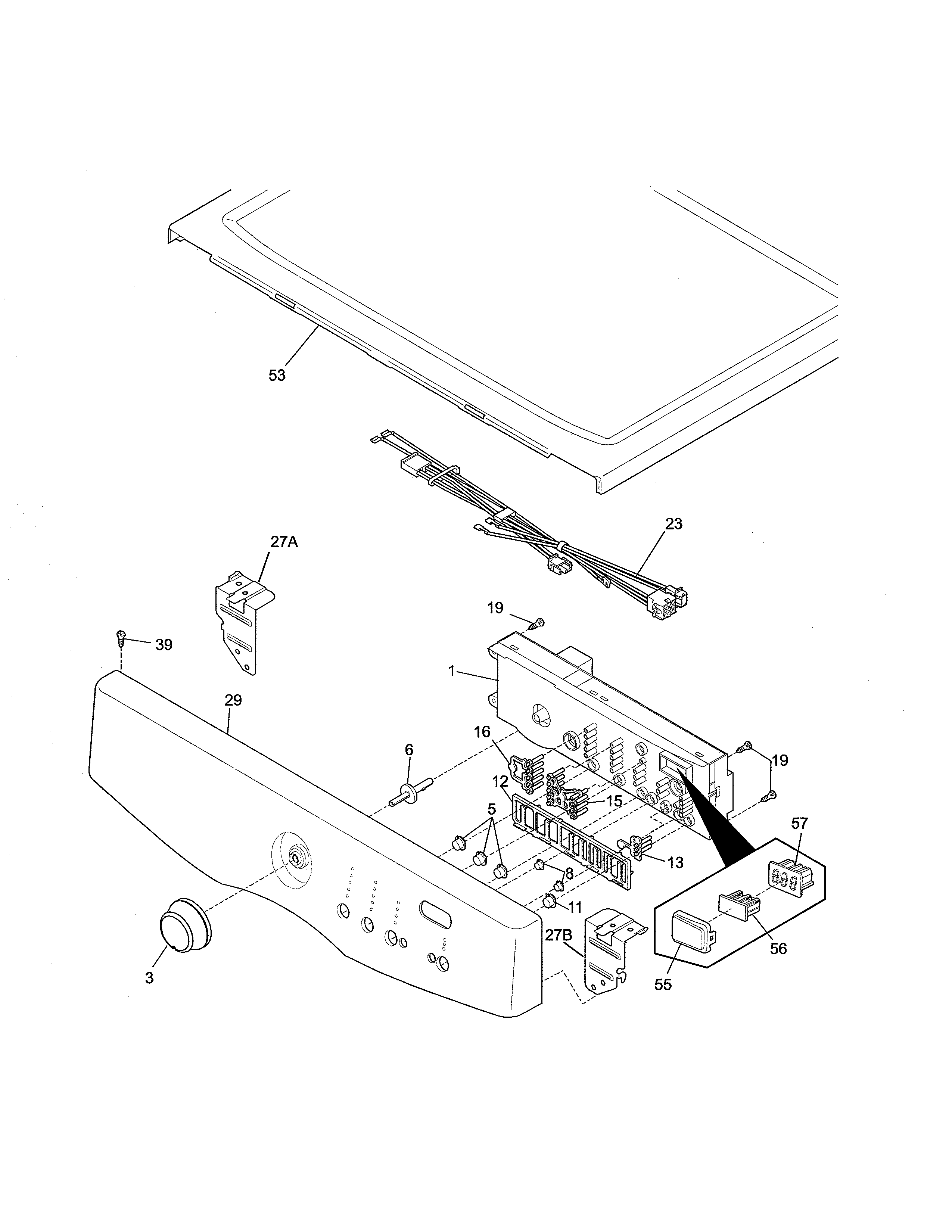 Controls/top panel