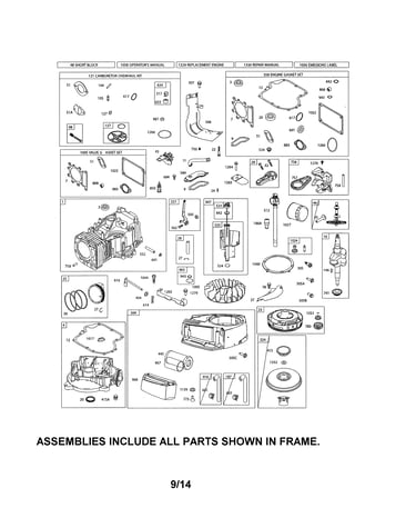 Cylinder/sump/blower housing