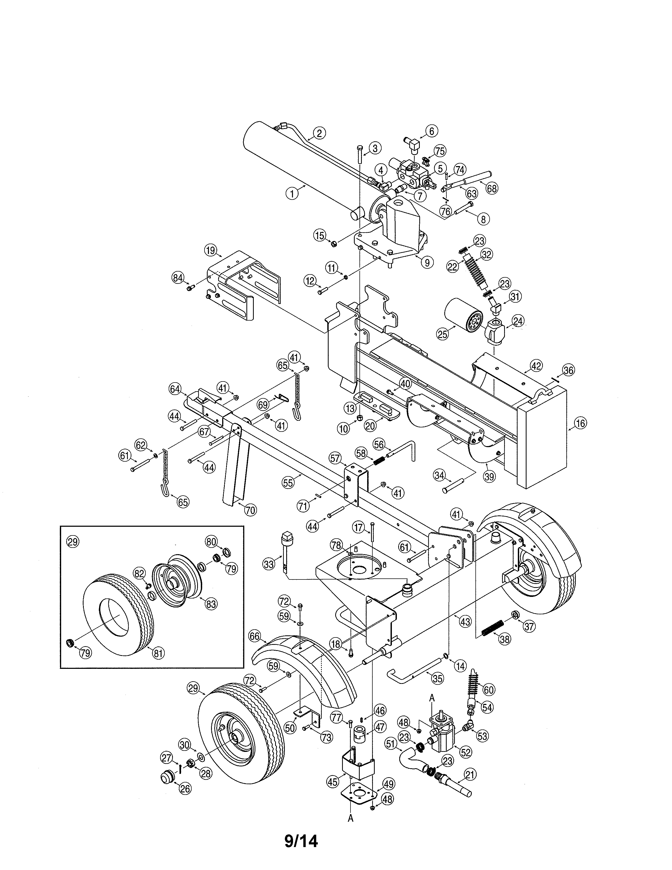 Log splitter