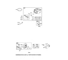 Briggs & Stratton 331977-0001-G1 air cleaner/blower housing diagram