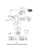 Blower housing/flywheel