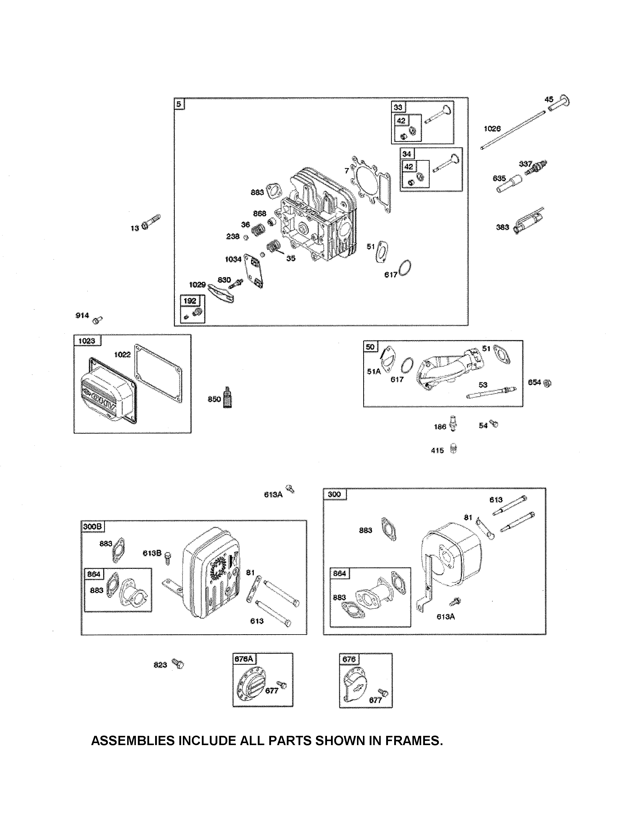 Cylinder head/exhaust