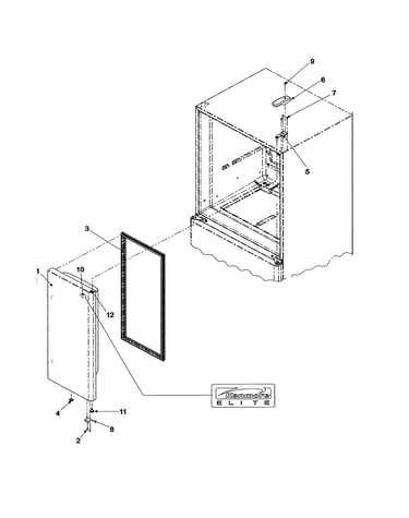 Right refrigerator door