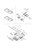 Refrigerator shelving