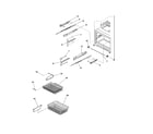 Kenmore Elite 59676589500 freezer shelving diagram